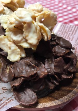 簡単！チョコフレーク2色-レシピのメイン写真