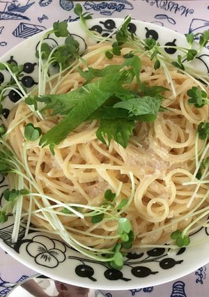 濃厚♡絶品めんたいこパスタ-レシピのメイン写真