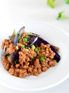 レンジで蒸しなすピリ辛餡-レシピのメイン写真