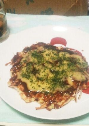 キャベツともやしの豆腐お好み焼き-レシピのメイン写真
