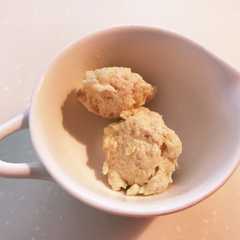 ☆9ヶ月の離乳食☆鶏肉の蒸しつくね-レシピのメイン写真