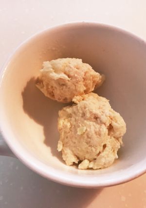 ☆9ヶ月の離乳食☆鶏肉の蒸しつくね-レシピのメイン写真