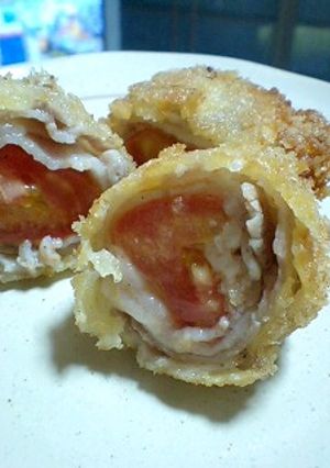 トマトの豚肉巻-レシピのメイン写真