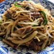 大根の皮入り・お手軽かさまし焼きそば♪