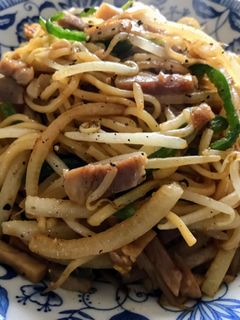 大根の皮入り・お手軽かさまし焼きそば♪-レシピのメイン写真