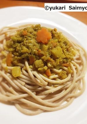 ＊マクロビ＊大根ドライカレースパゲッティ-レシピのメイン写真