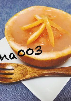 材料2つだけ！丸ごとグレープフルーツ-レシピのメイン写真