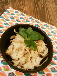 生姜香る♡ごぼうと舞茸の炊き込みご飯☆-レシピのメイン写真