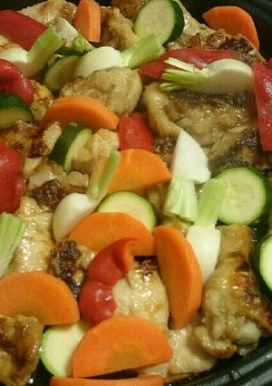 [パーティに]チキンと彩り野菜のグリル-レシピのメイン写真