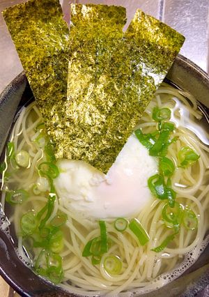 簡単な自家製のさっぱり塩ラーメン-レシピのメイン写真