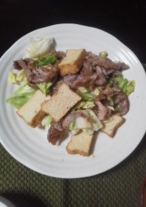 キャベツと豚肉のオイスター炒め-レシピのメイン写真