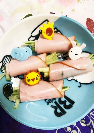 お弁当に♪ きゅうりのハム巻き-レシピのメイン写真