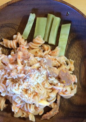白菜とベーコンのオレンジパスタ-レシピのメイン写真