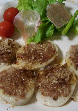 レンコンの挽肉のせ-レシピのメイン写真