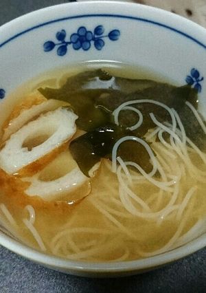☆温かにゅうめん☆-レシピのメイン写真