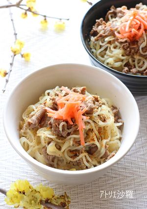 白滝でカロリーオフ＆節約♪牛丼-レシピのメイン写真