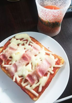 簡単すぎるピザトースト♪-レシピのメイン写真