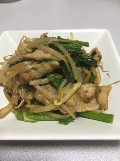 モヤシと豚肉のカレー炒め-レシピのメイン写真