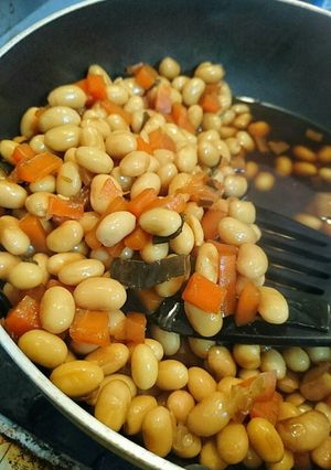 【大豆水煮とドライパックで】大豆の煮物-レシピのメイン写真