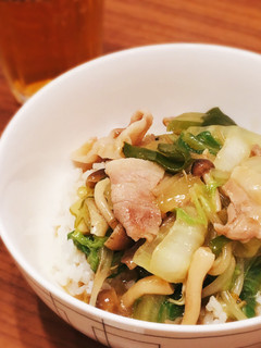 お野菜たっぷり!めかぶ入りトロトロ中華丼-レシピのメイン写真