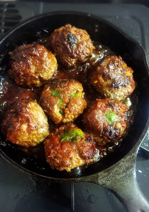 【お弁当に】芽キャベツハンバーグ-レシピのメイン写真