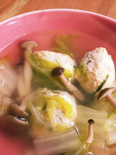 糖質制限♪ふわふわ鶏団子スープ-レシピのメイン写真