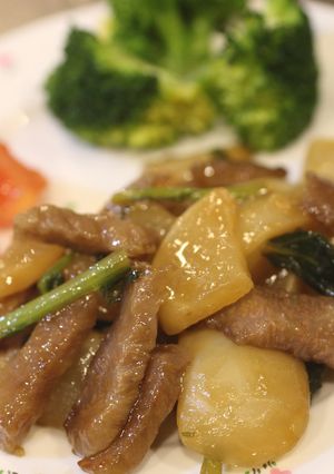簡単！牛肉とかぶの甘辛炒め-レシピのメイン写真