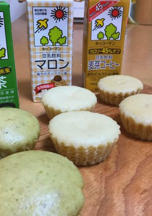 豆乳で色んな味を簡単に!蒸しパン-レシピのメイン写真