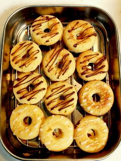 優しい甘さ☆はちみつ入り焼きドーナツ-レシピのメイン写真