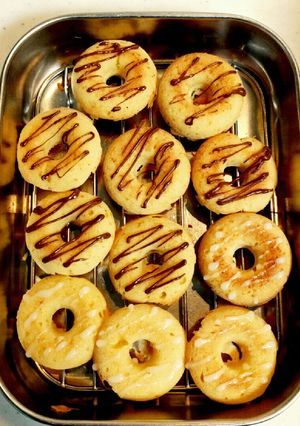 優しい甘さ☆はちみつ入り焼きドーナツ-レシピのメイン写真