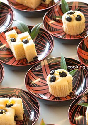 簡単おいしい☆黒豆蒸ケーキデザート -レシピのメイン写真