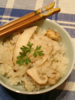 風味豊かな松茸ご飯♪-レシピのメイン写真