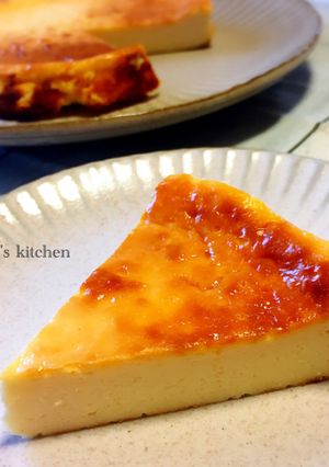 ミキサーで一発!濃厚ベイクドチーズケーキ-レシピのメイン写真