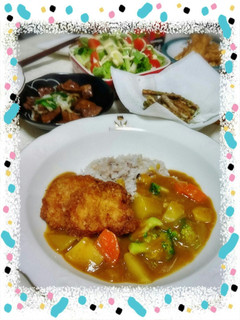(ノ・∀・)ノ勝カツ勝カレー(・∀・)ノ-レシピのメイン写真