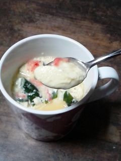 レンジで簡単、テキトー茶碗蒸し-レシピのメイン写真