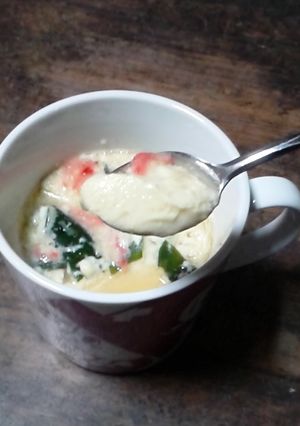 レンジで簡単、テキトー茶碗蒸し-レシピのメイン写真