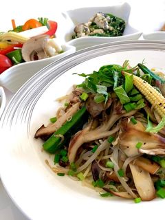 しらすとキノコの和風パスタ-レシピのメイン写真