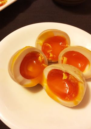 おつまみにピッタリ！黄身のトロける煮卵-レシピのメイン写真