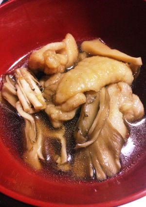 フライパンで鶏肉ときのこの和風煮的な笑-レシピのメイン写真
