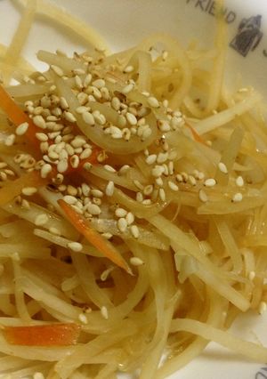 だいこんの皮できんぴら-レシピのメイン写真