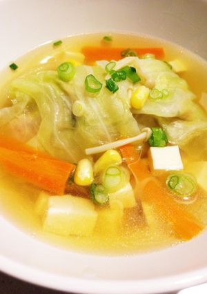 ヒガシマルうどんスープでロールキャベツ-レシピのメイン写真
