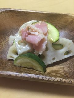 レンコンとベーコンのカニ酢炒め♫-レシピのメイン写真