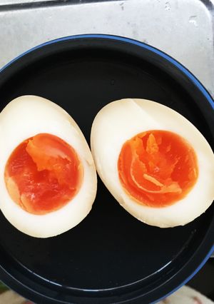 【超簡単】半熟味付け卵【調味料１つ】-レシピのメイン写真