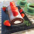 小麦粉バターなし♡簡単濃厚チョコロール
