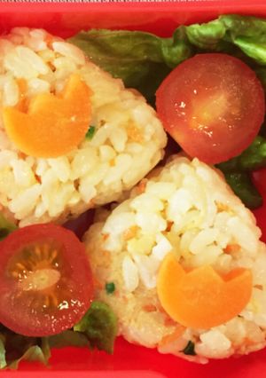 炒飯おにぎり-レシピのメイン写真