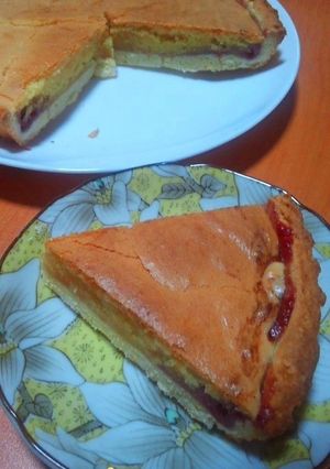 ラズベリー風味のアーモンドタルト-レシピのメイン写真