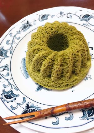 しっとりおから蒸しケーキ“抹茶”-レシピのメイン写真