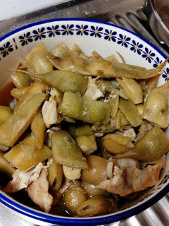 春日豆と豚バラの煮物【圧力鍋で時短】-レシピのメイン写真