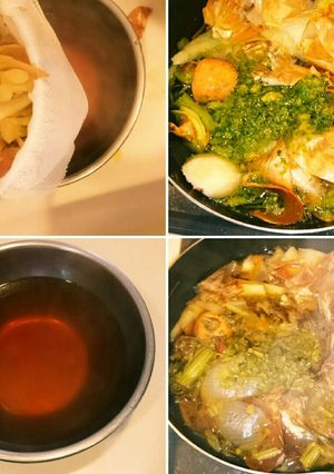 野菜くずが?ベジタブルブロスに!-レシピのメイン写真