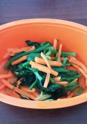 レンジで簡単！緑黄色野菜のポン酢あえ-レシピのメイン写真